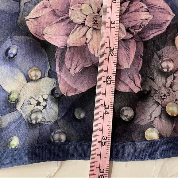 Anthropologie Leifsdottir Designer Silk Floral Dress size 4 - Picture 12 of 13